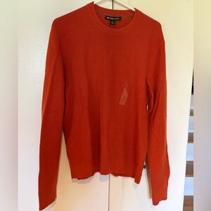 Michael Kors Men's Orange Crewneck Sweater